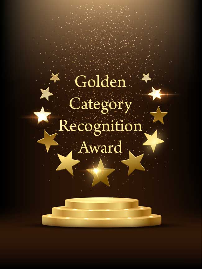 Shanthi Kunnj's Golden Category Recognition Award